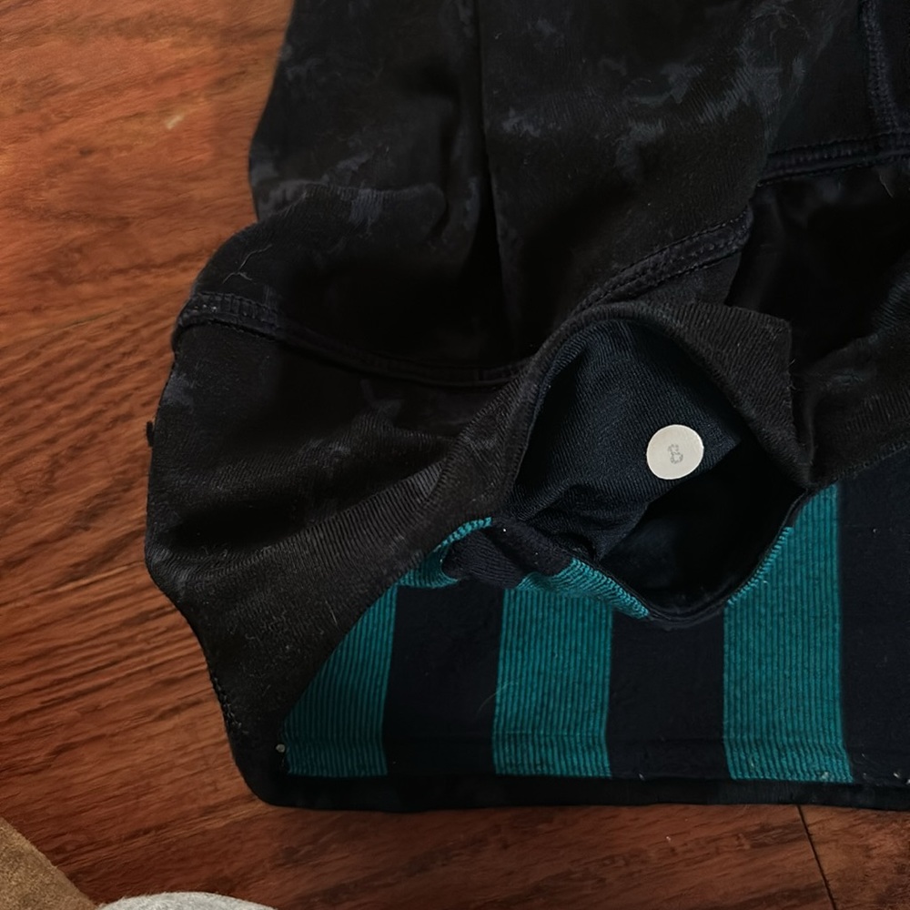 Lululemon Wunder Under Beautiful Baroque Inkwell / Micro Macro Stripe Reversible - Picture 16 of 16